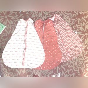 Size 18-24 mos sleep sacks (size chart in photos)